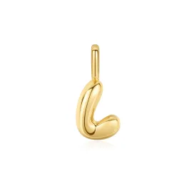 Gold L Letter Charm