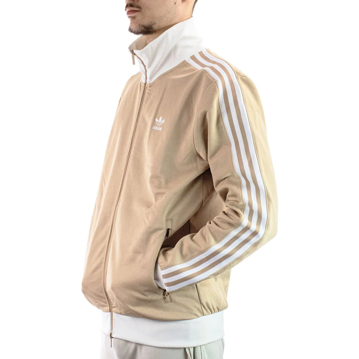 Adidas Beckenbauer Classics Track Top Trainings Jacke IZ1858 - beige