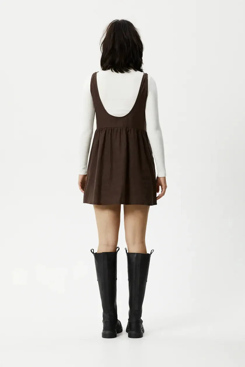 Afends jesse hemp mini dress - coffee