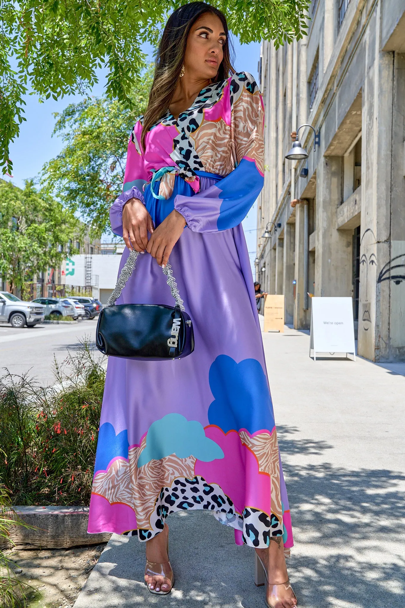 Animal Print Maxi Dress