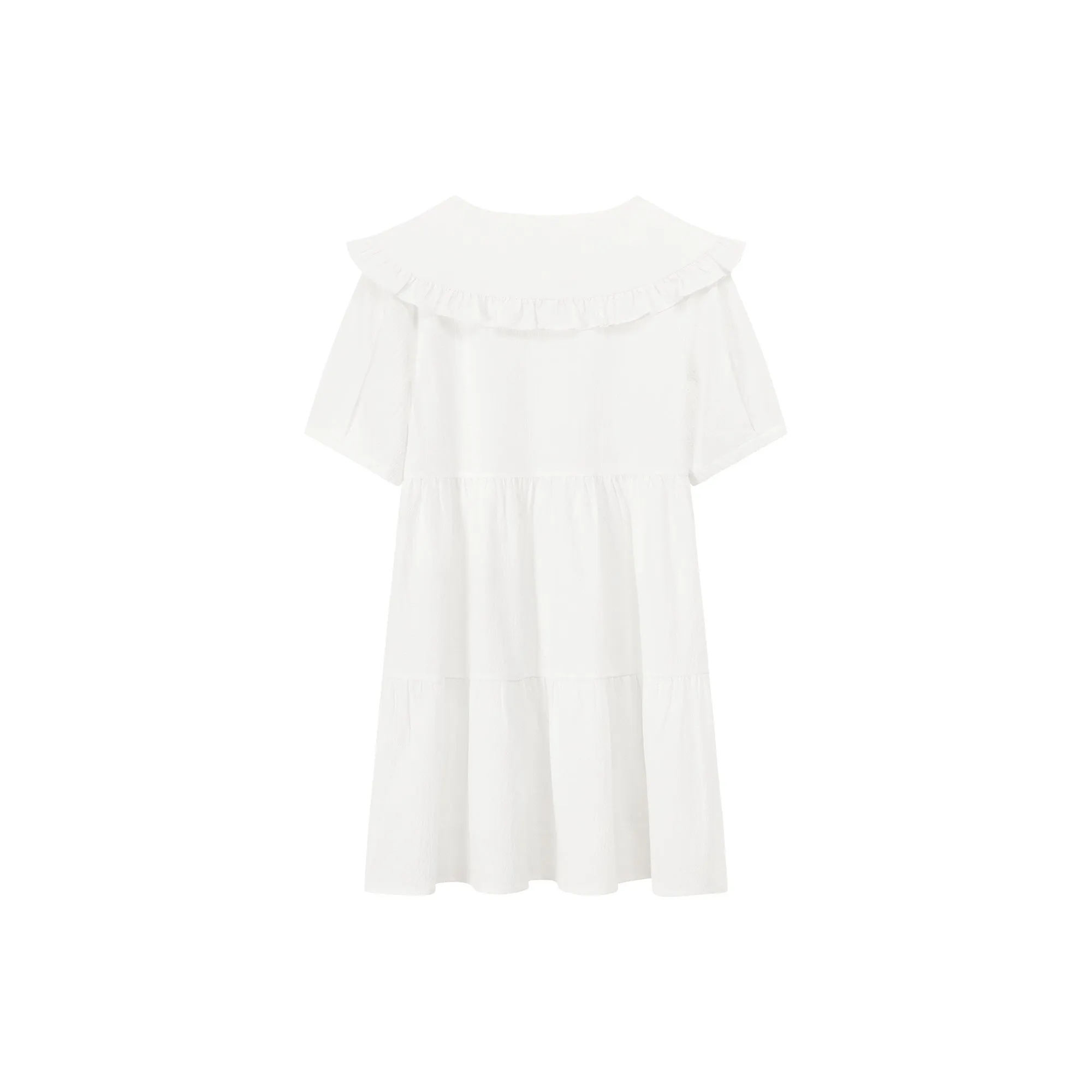 Baby Doll Frilly Collar Dress