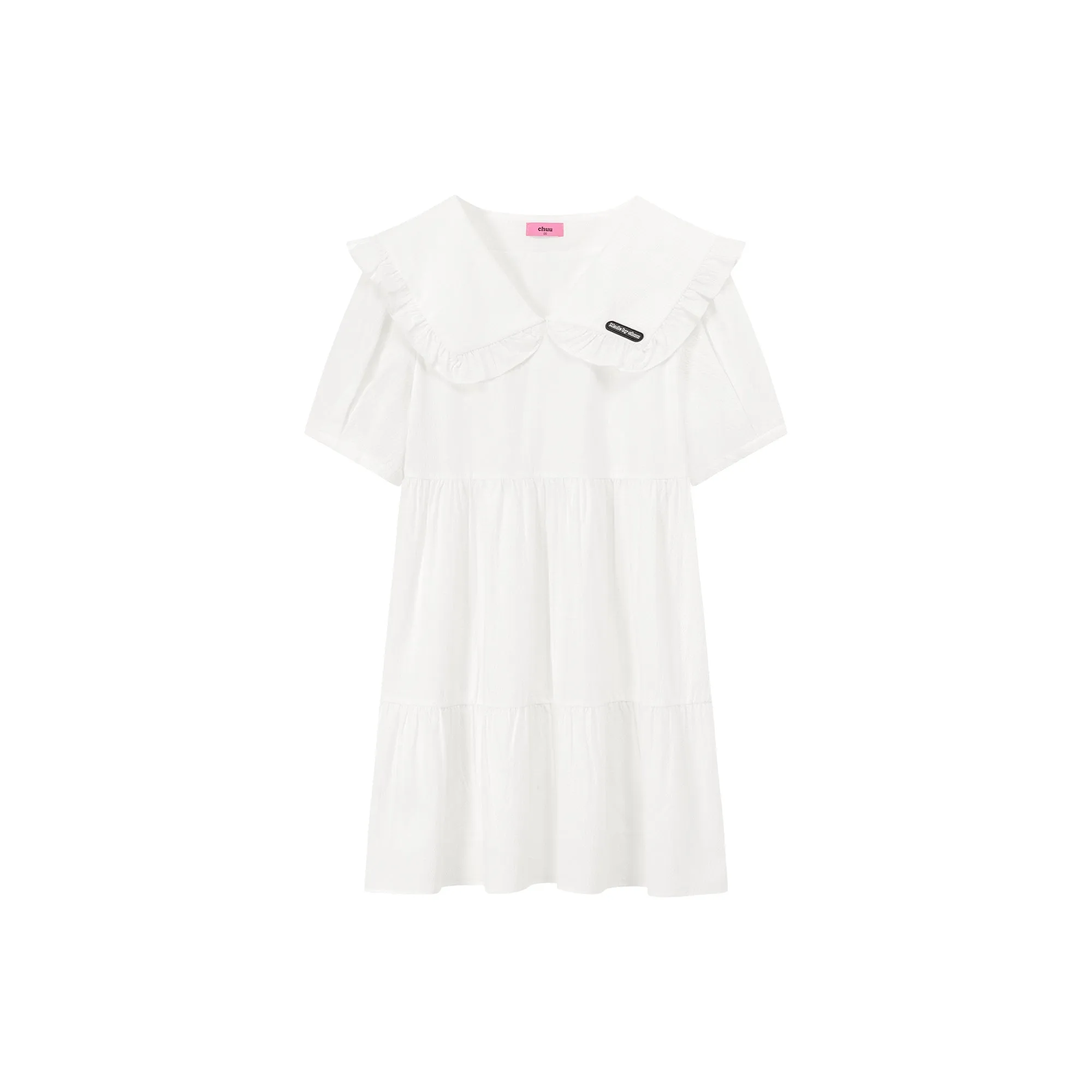 Baby Doll Frilly Collar Dress