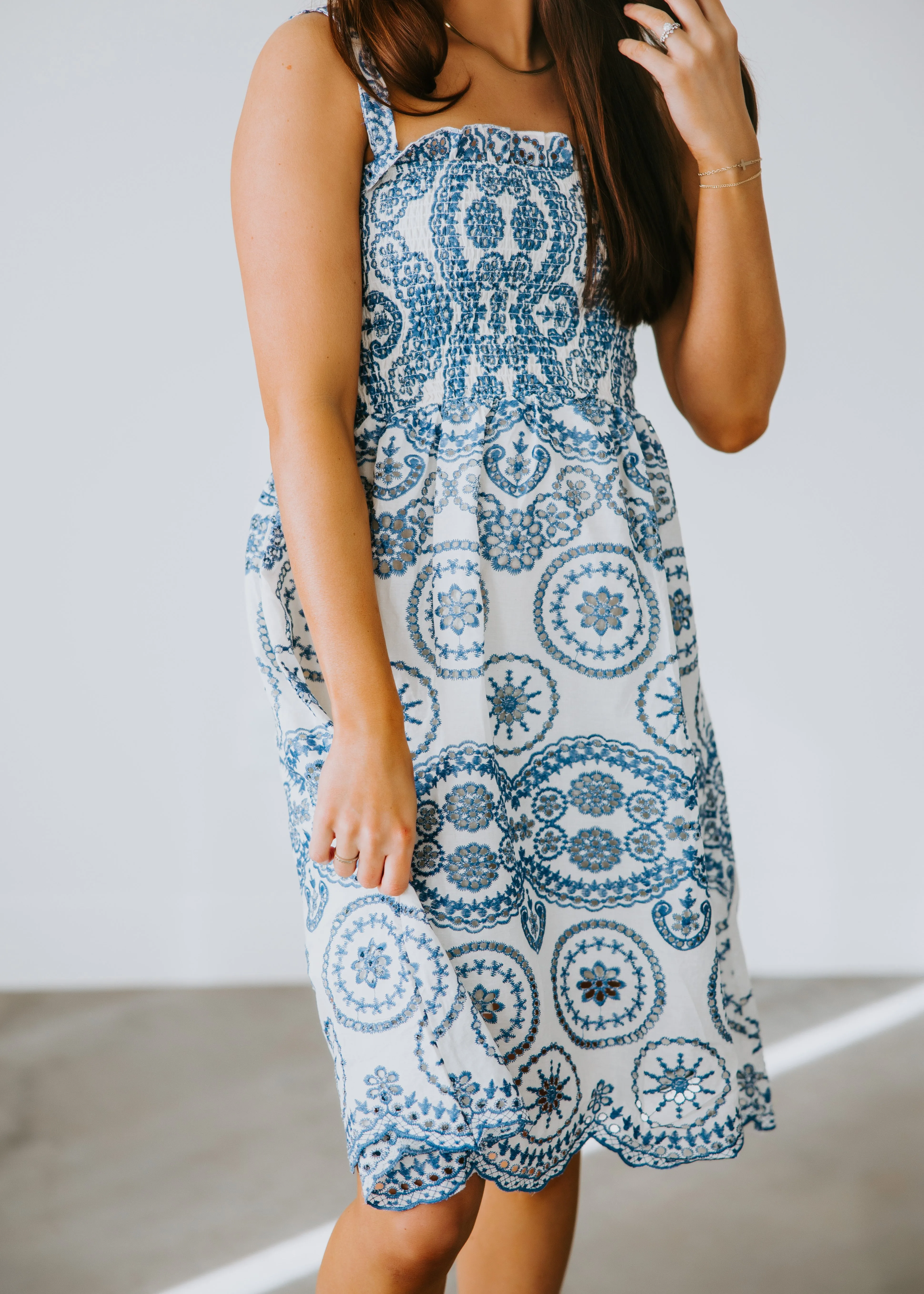 Blakely Embroidered Dress