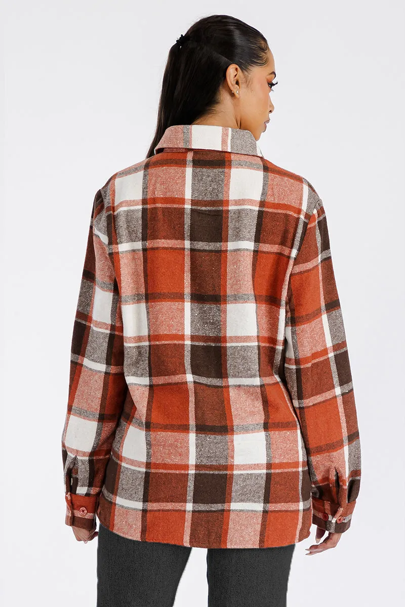 BOYFRIEND OVERSIZED SOFT FLANNEL SHACKET