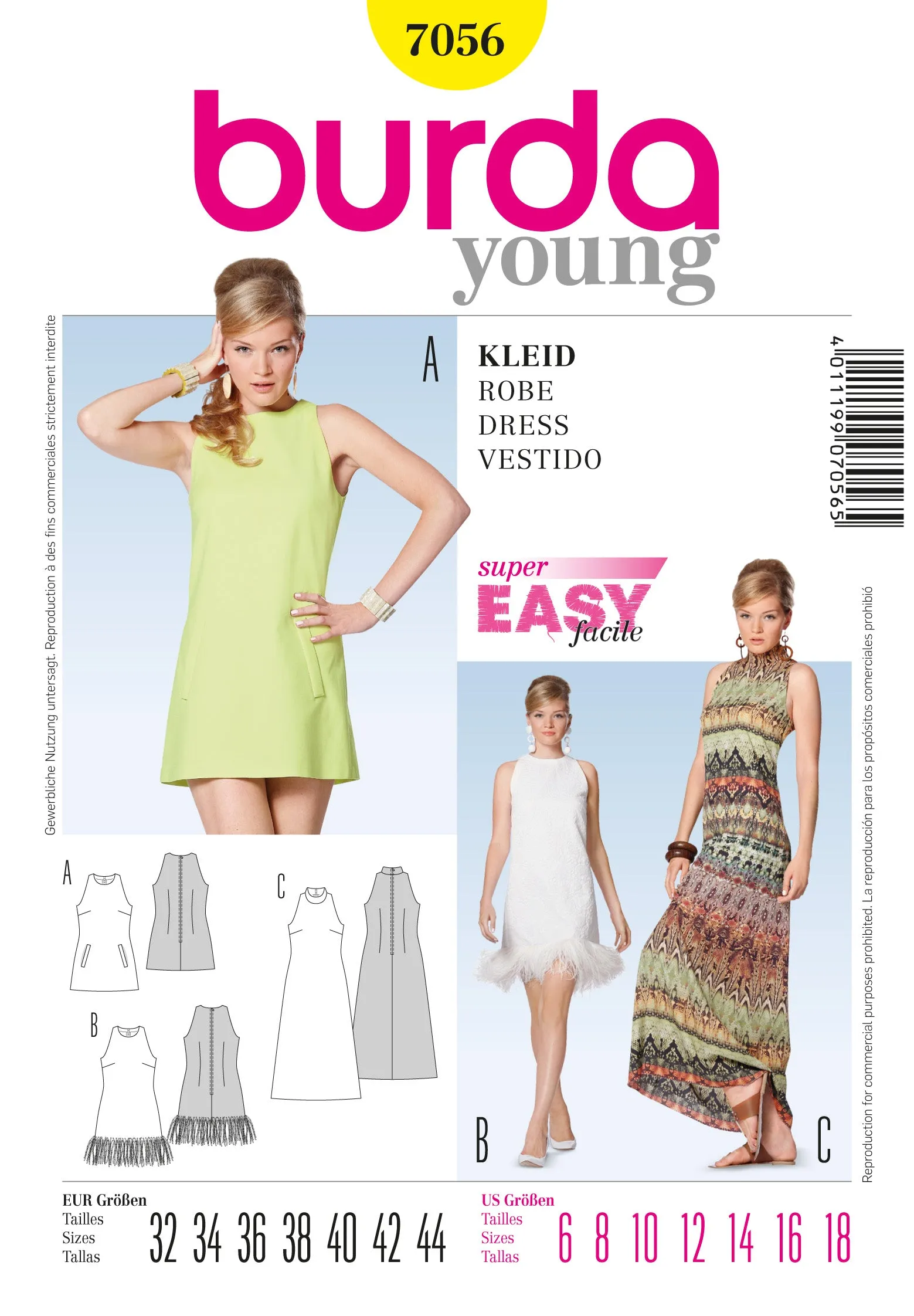 Burda Dresses 7056