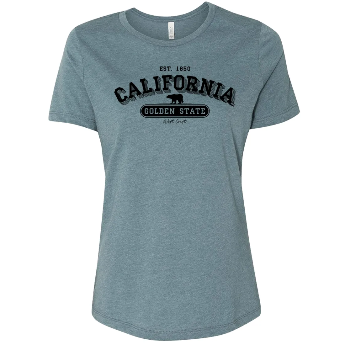 California Golden State 1850 Women's Relaxed Jersey Tee