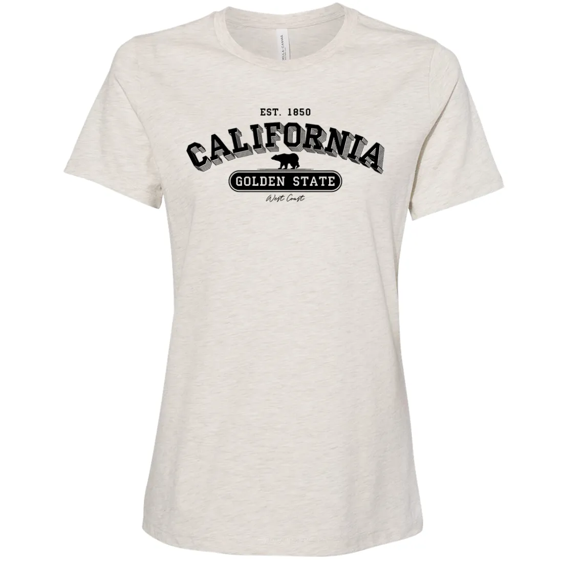 California Golden State 1850 Women's Relaxed Jersey Tee