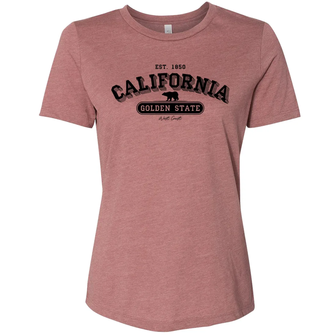 California Golden State 1850 Women's Relaxed Jersey Tee