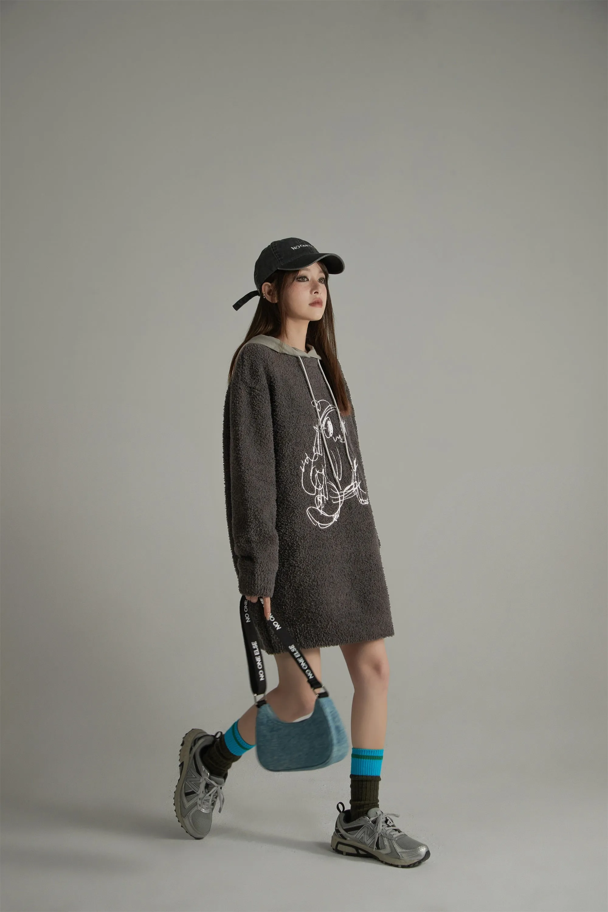 Character Embroidered Fleece Dress