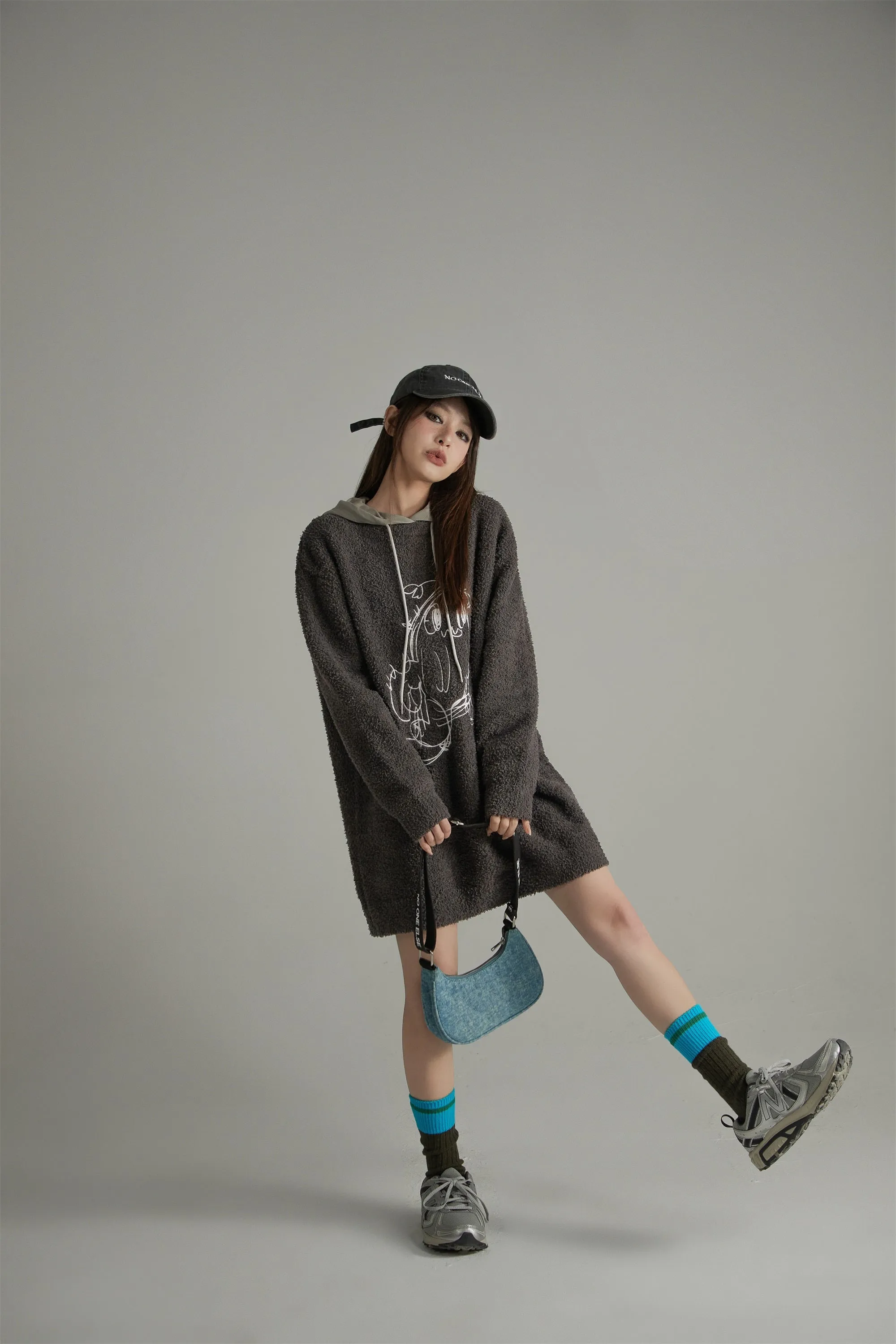 Character Embroidered Fleece Dress