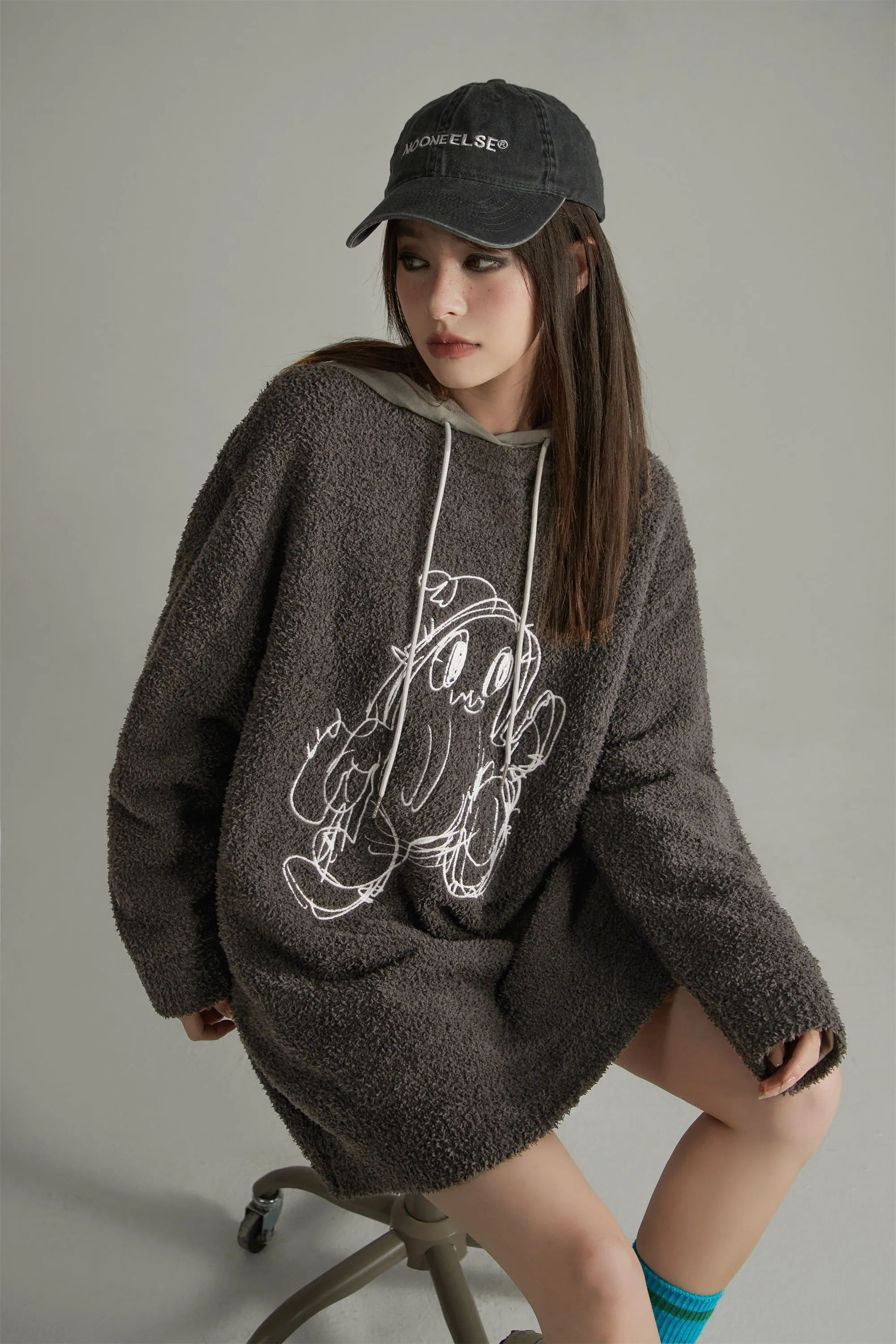 Character Embroidered Fleece Dress