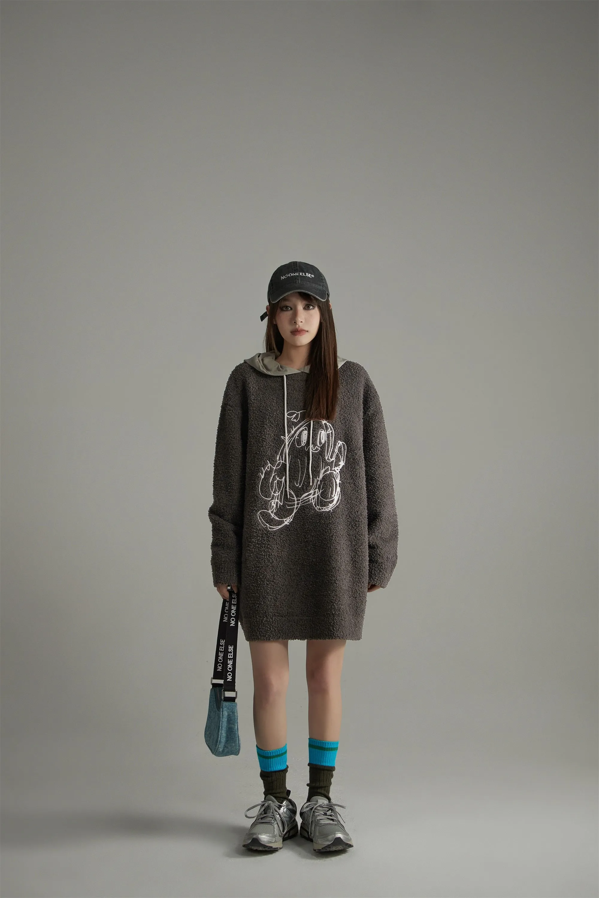 Character Embroidered Fleece Dress