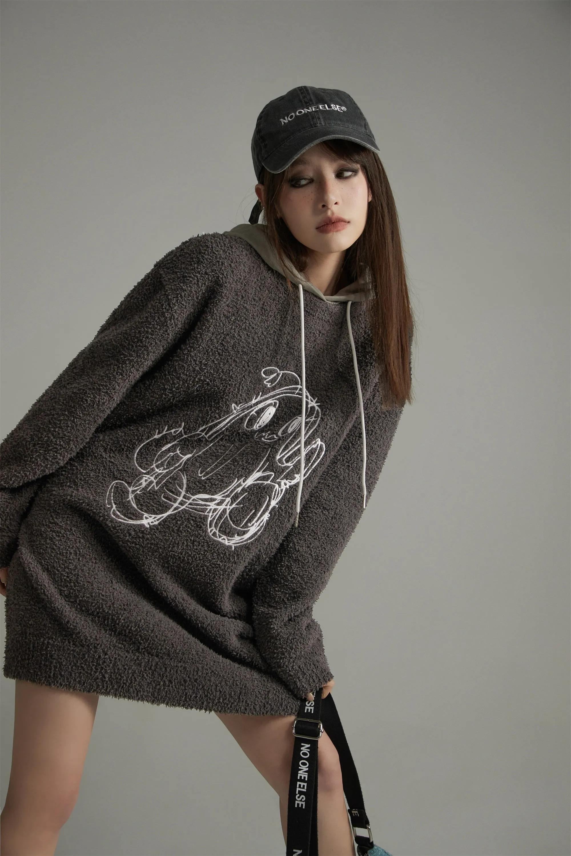 Character Embroidered Fleece Dress