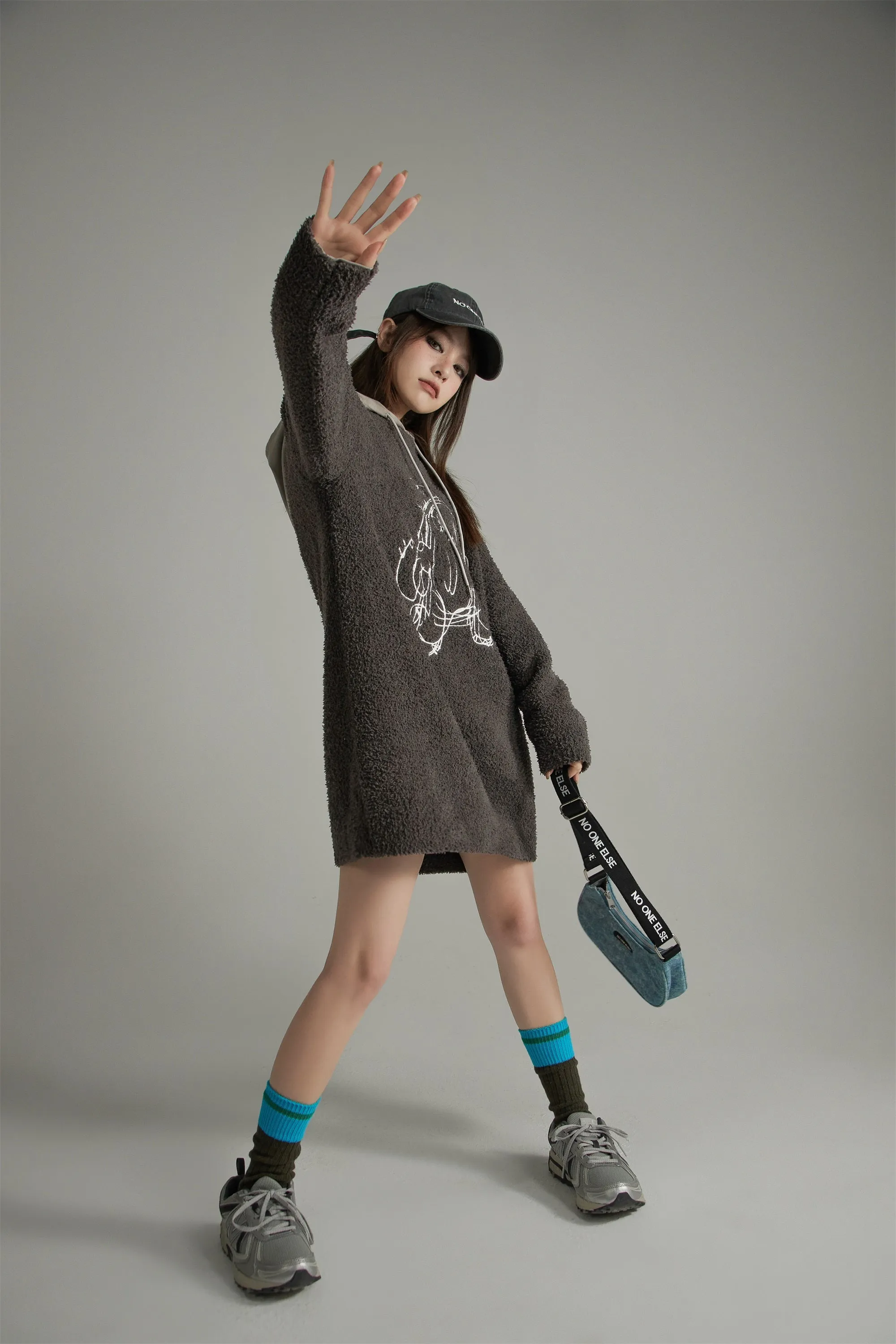 Character Embroidered Fleece Dress