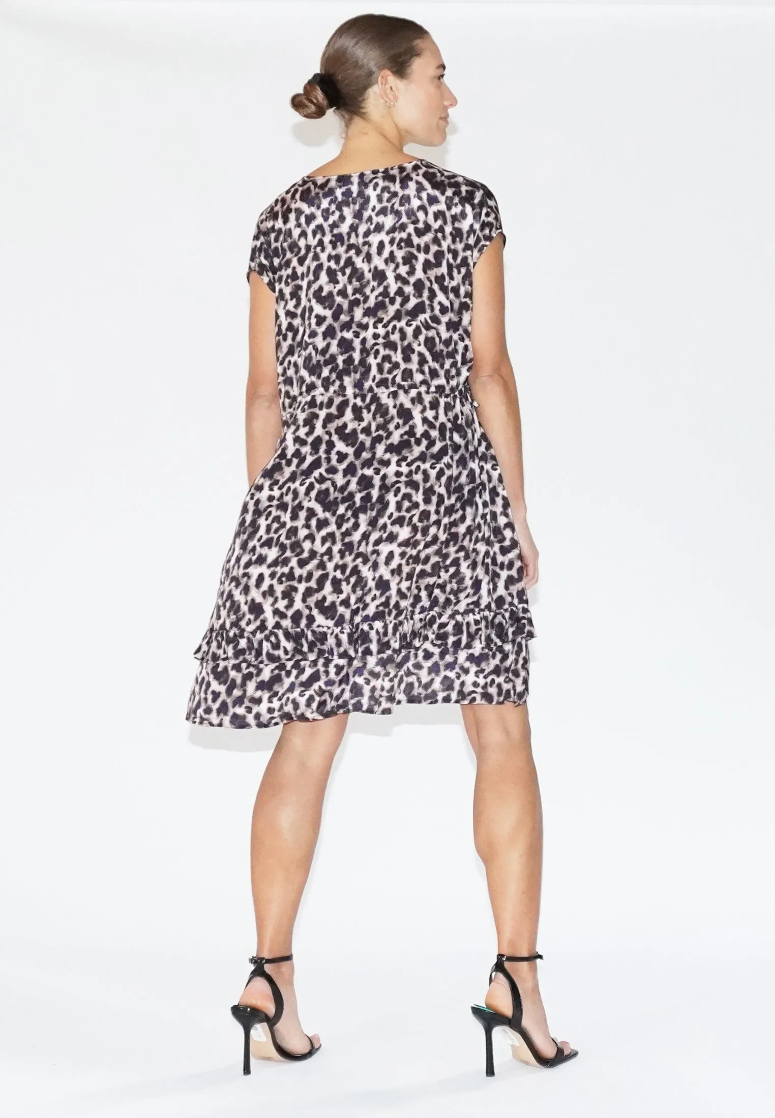 CHARISMA LEOPARD PRINT TUNIC DRESS