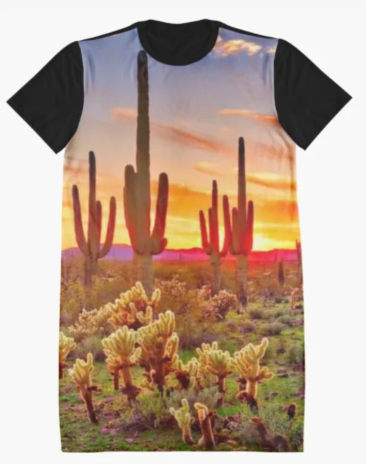 Cowgirl Kim Desert Sunrise Tee Dress