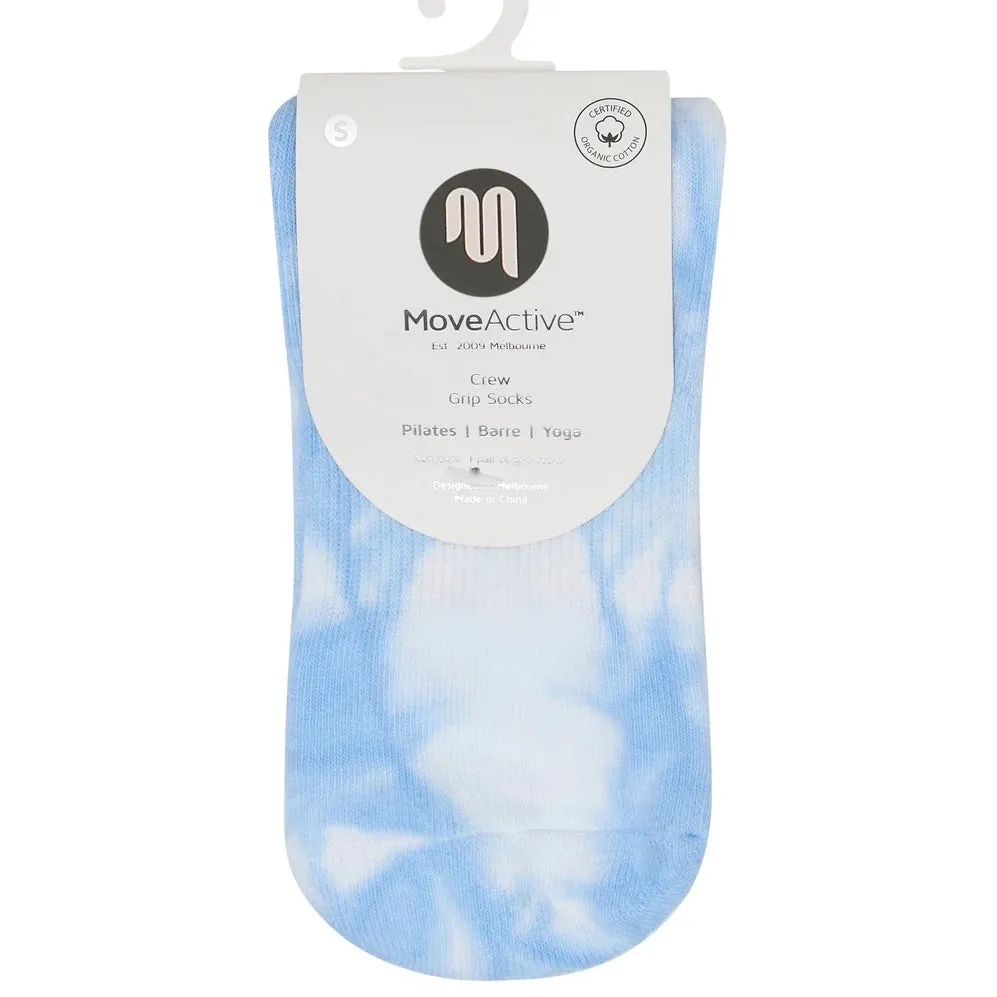 Crew Tie-Dye Grip Socks (Barre / Pilates)