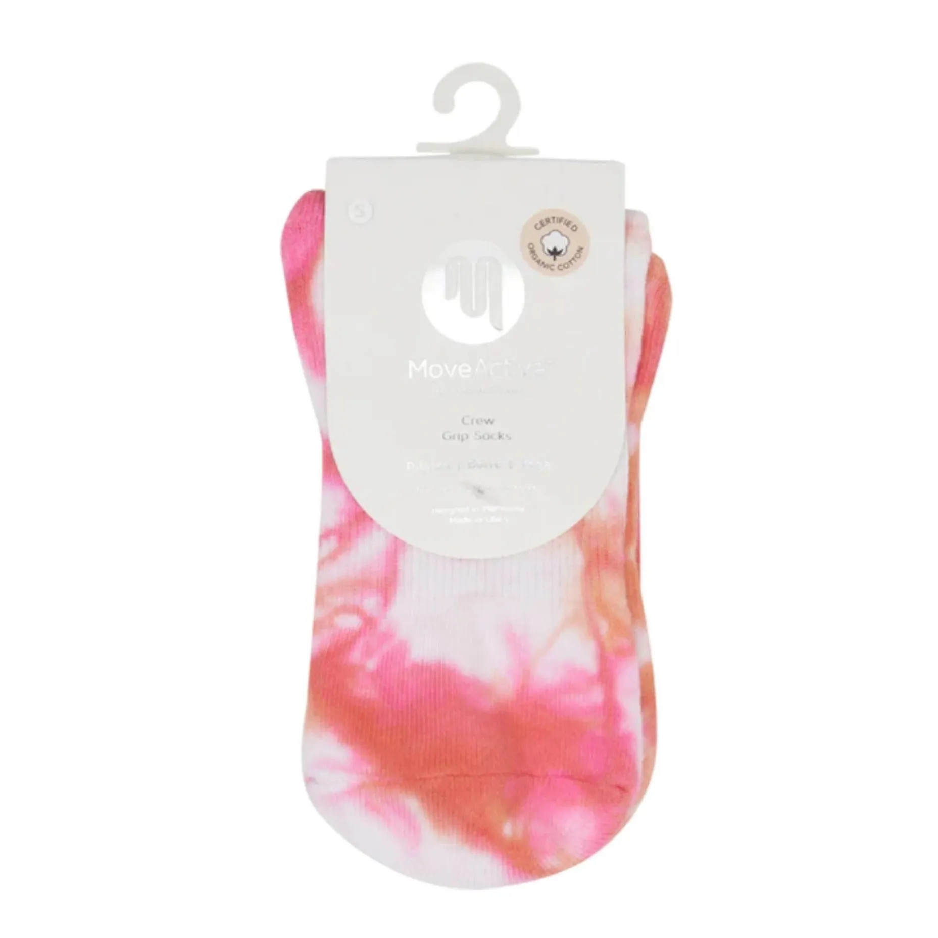 Crew Tie-Dye Grip Socks (Barre / Pilates)