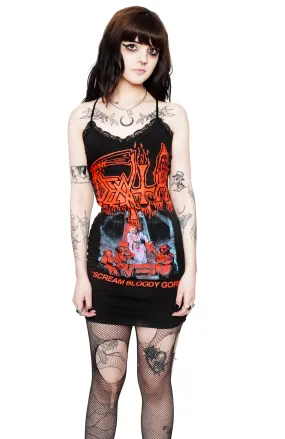 Death (Scream Bloody Gore) Lace Strap Dress