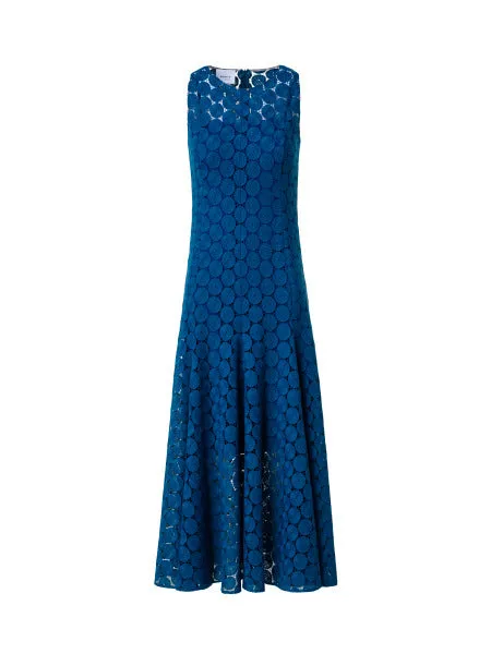 Dress - Blue/Lace