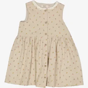 Dress Josephine - fossil flowers dot