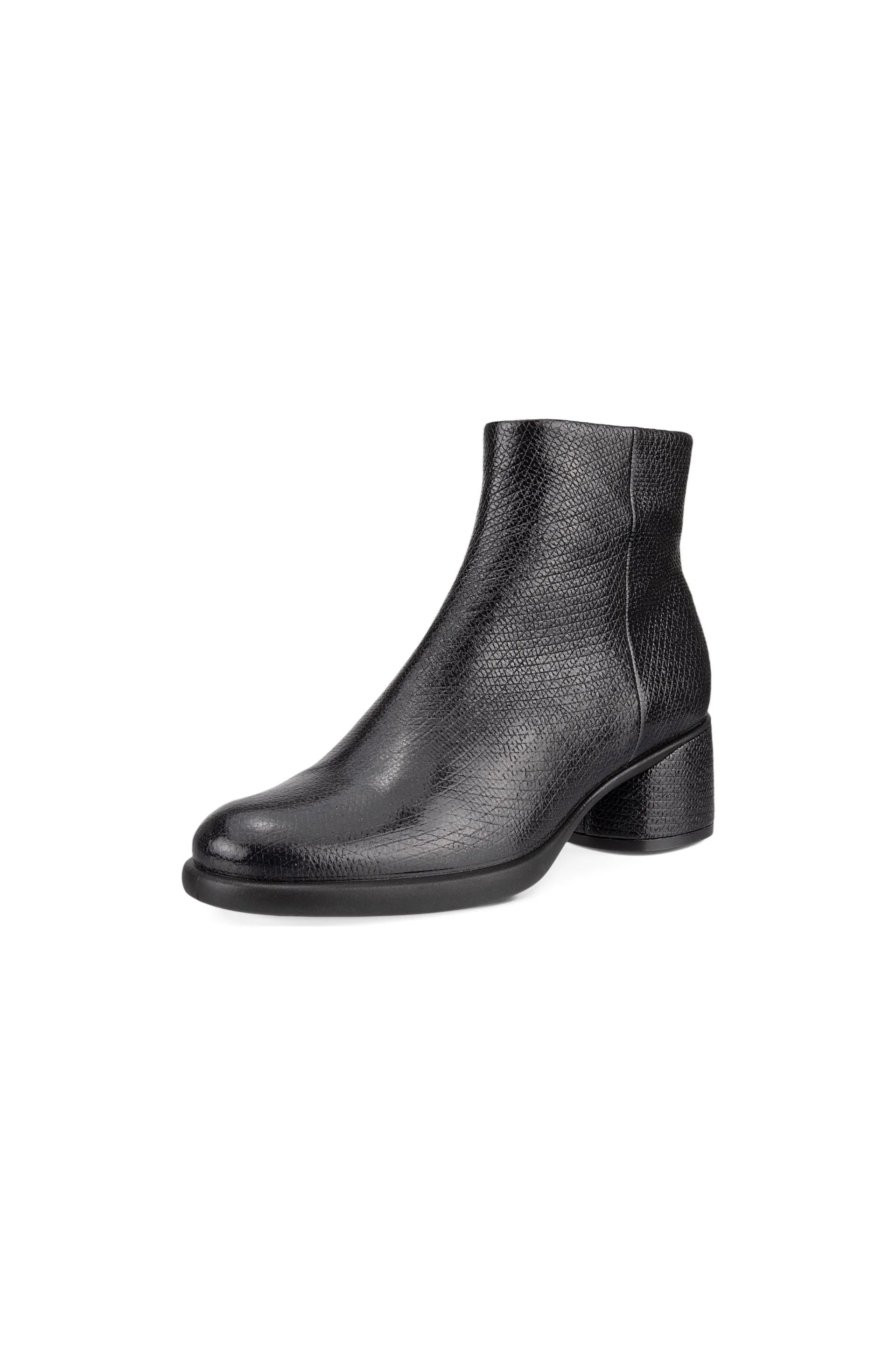 ECCO Sculpted LX 35 Black 222413-11001 Black Croc leather boot