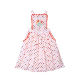 ELLA PINNIE-Dot White Poppy Red