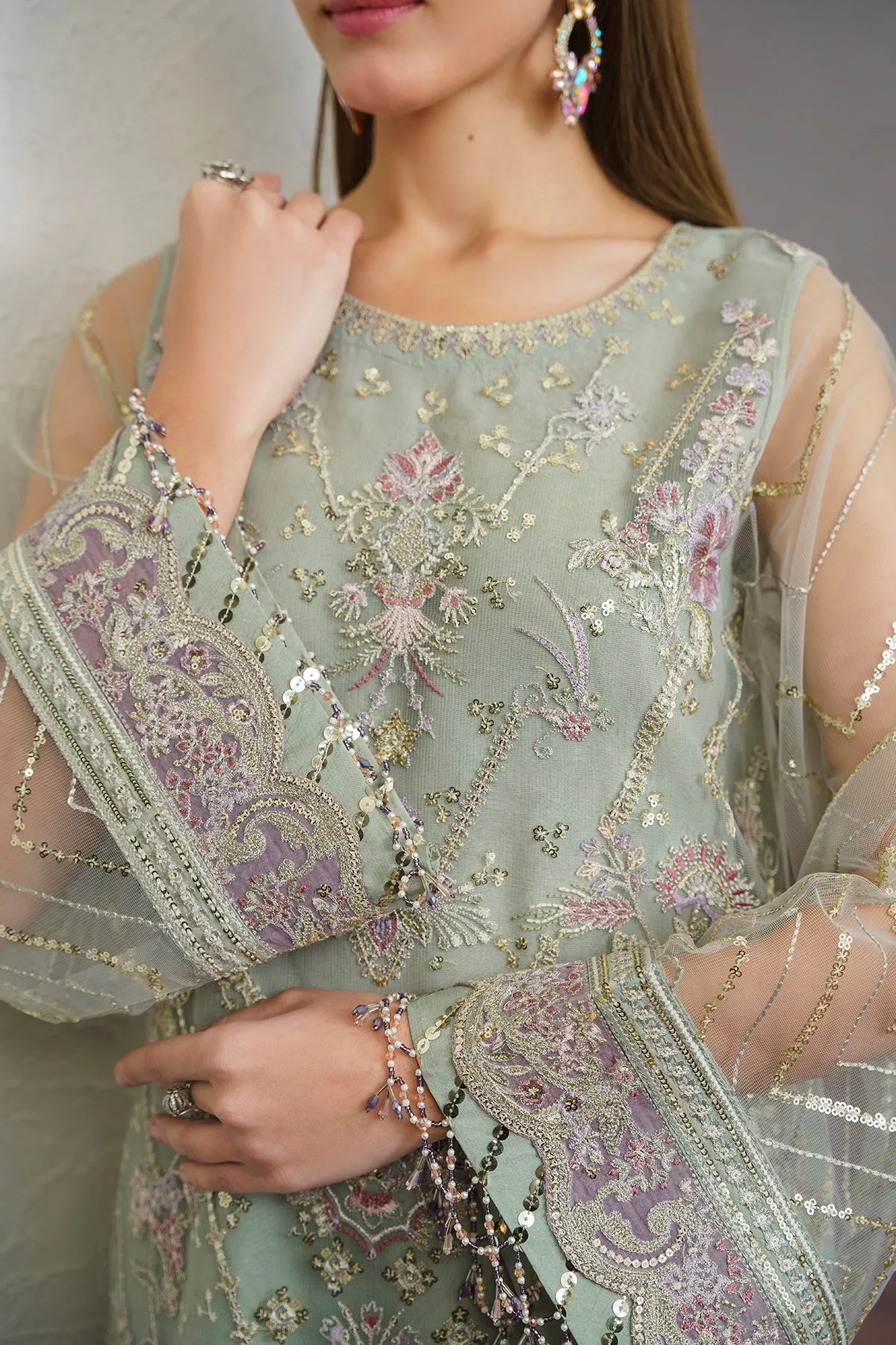 EMBROIDERED NET UF-515