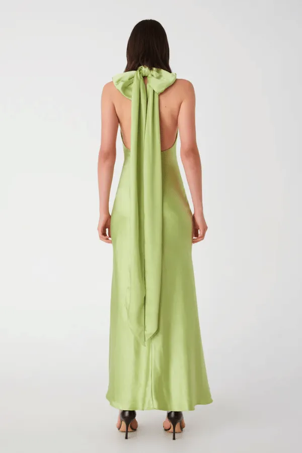 Evianna Gown Bold Lime Green