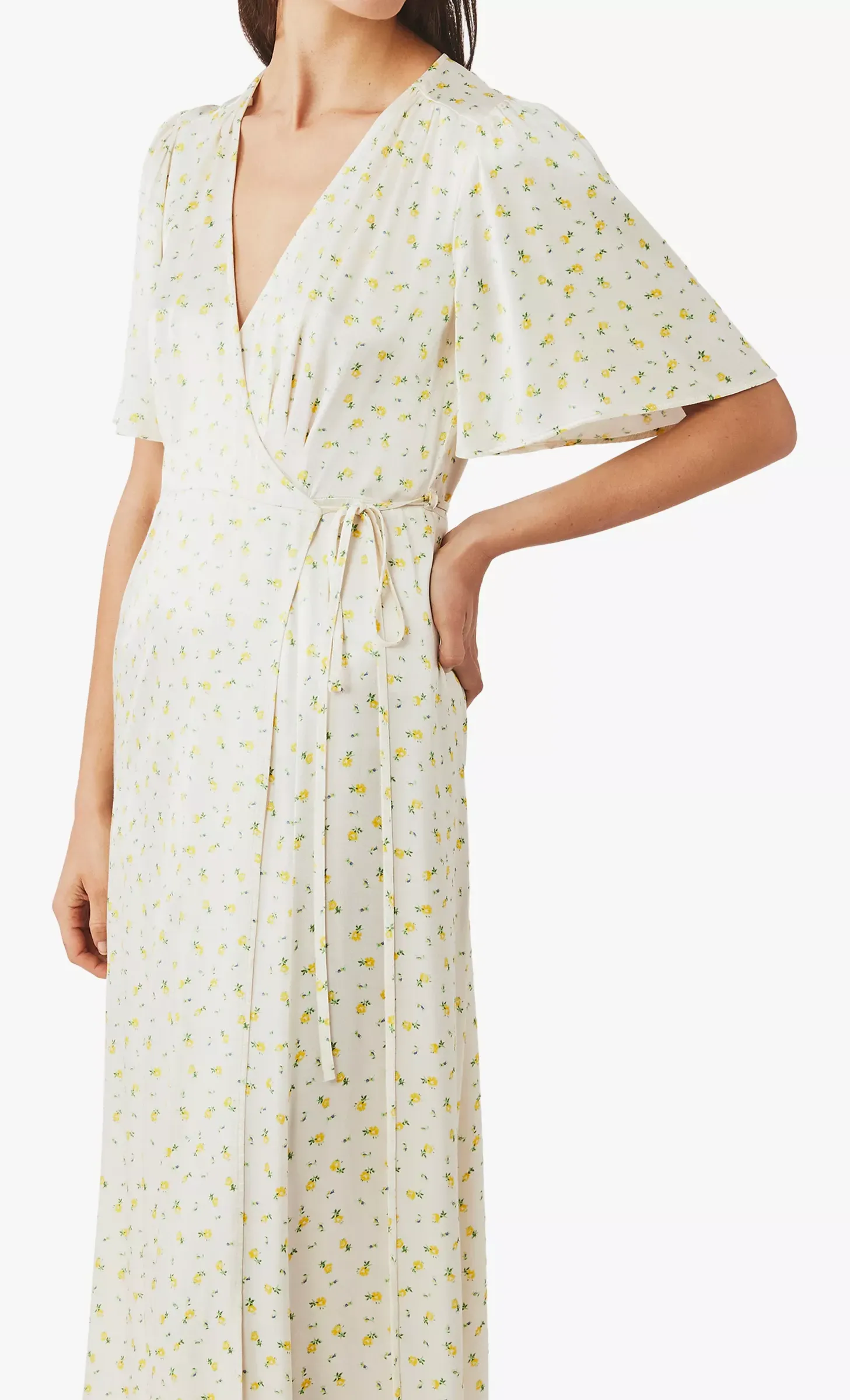 Ghost Perla Wrap Dress