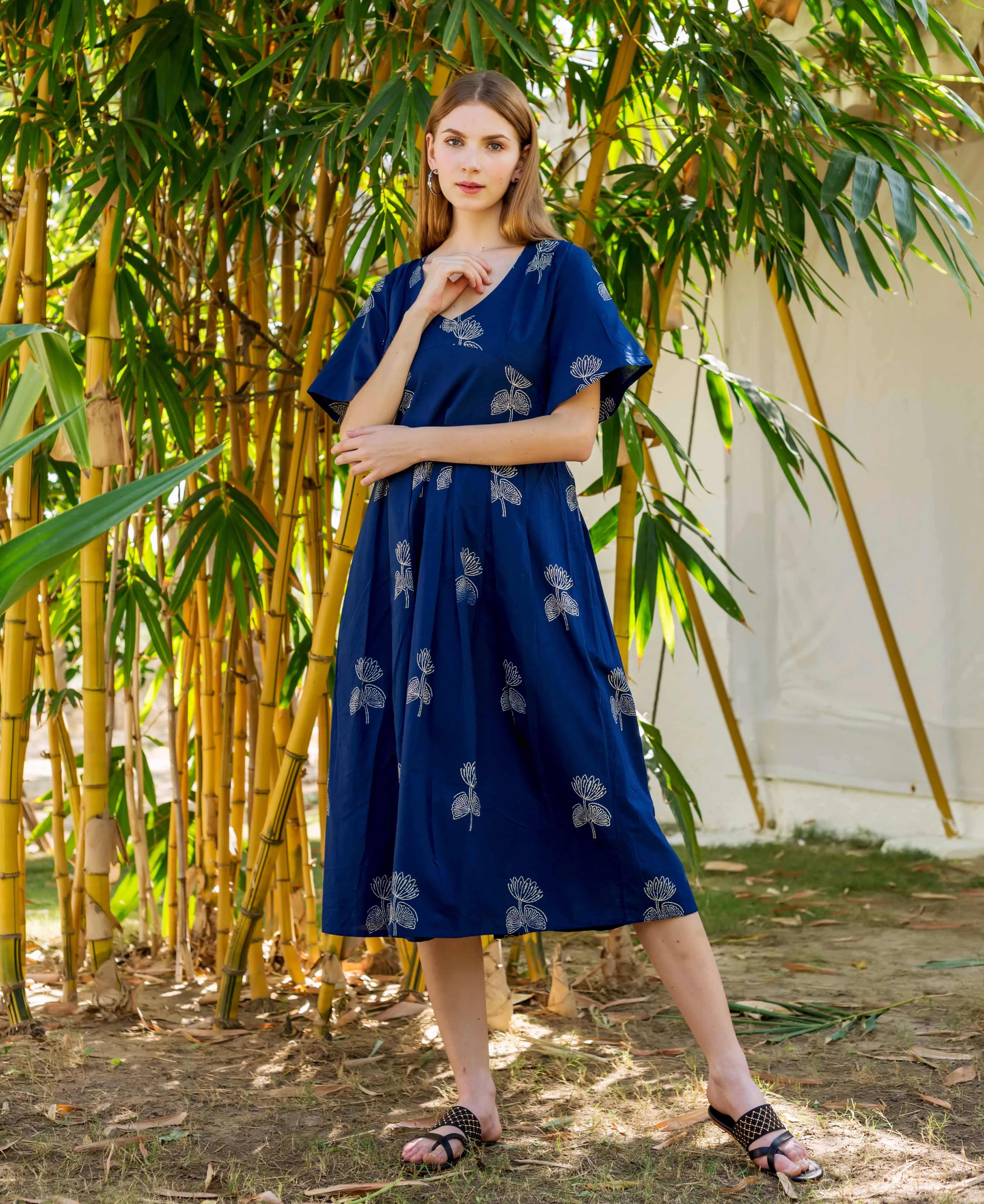 Indigo Ayesha Dress