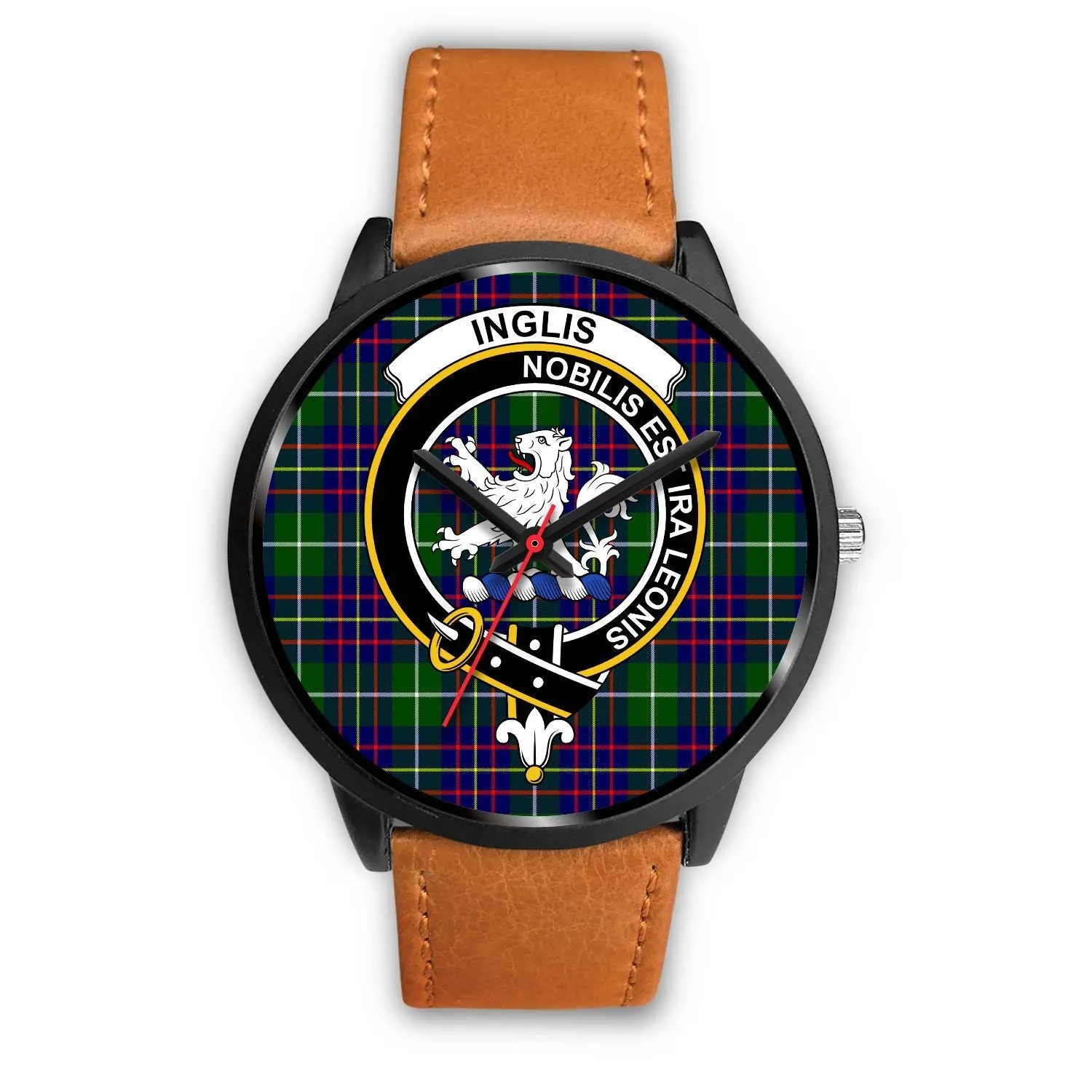 Inglis Modern Clan Badge Tartan Black Watch