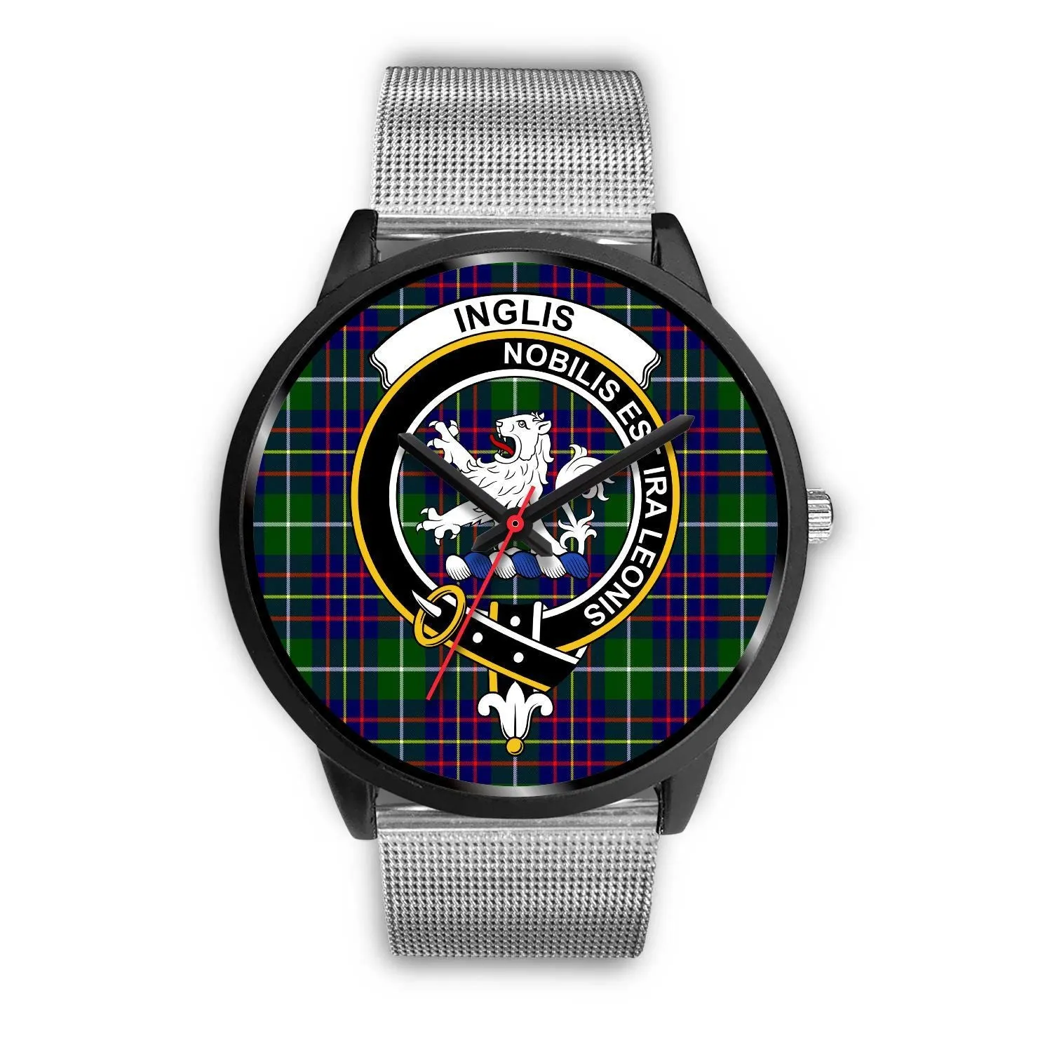 Inglis Modern Clan Badge Tartan Black Watch