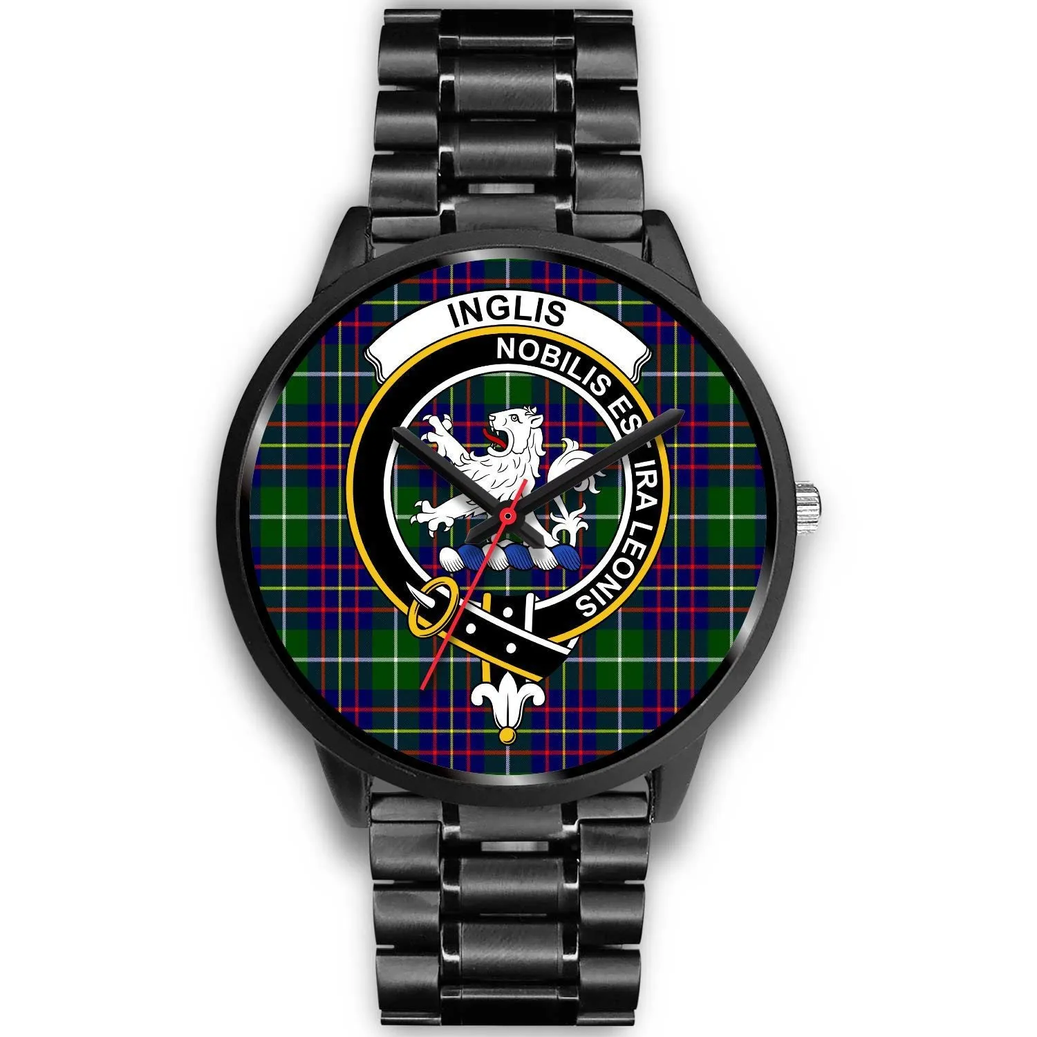 Inglis Modern Clan Badge Tartan Black Watch