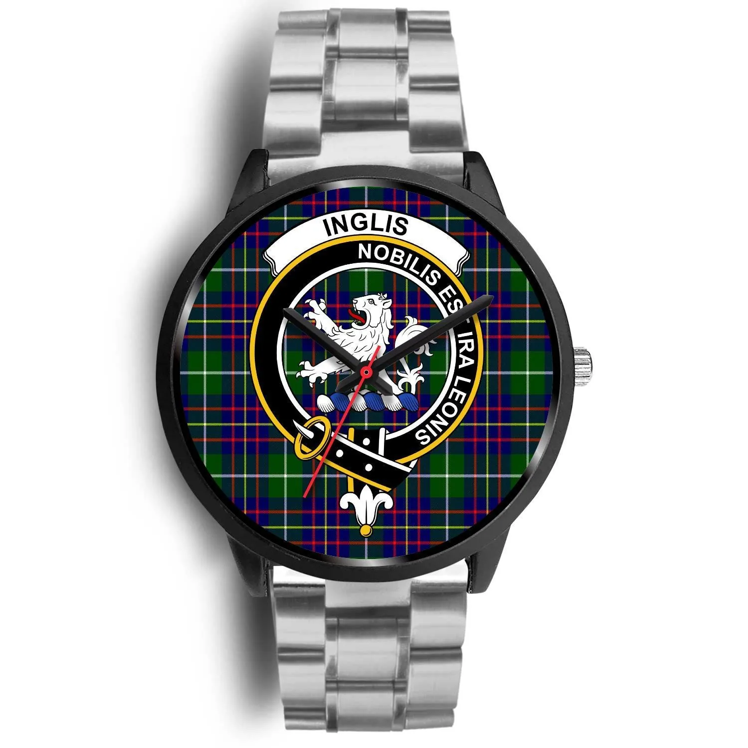 Inglis Modern Clan Badge Tartan Black Watch