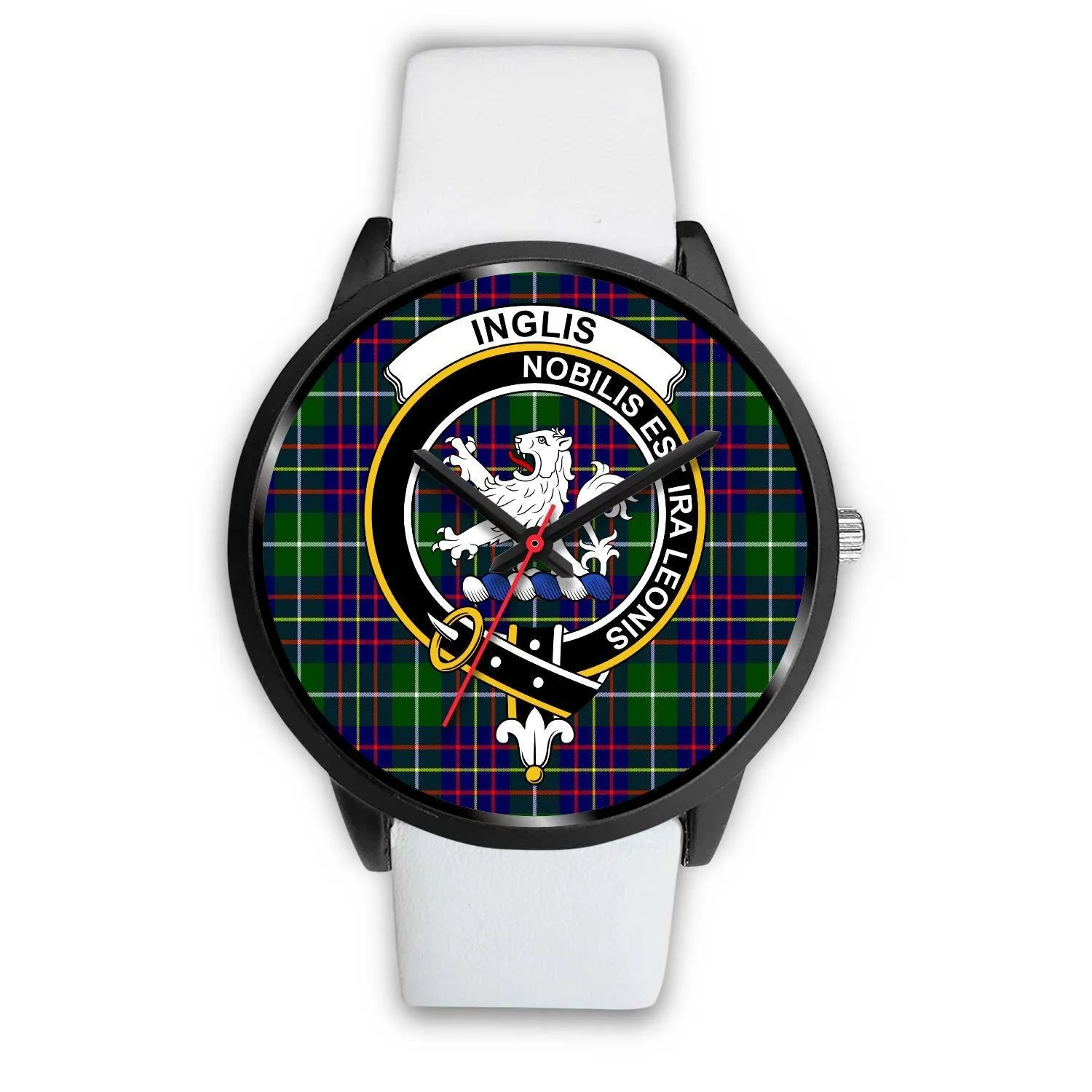 Inglis Modern Clan Badge Tartan Black Watch