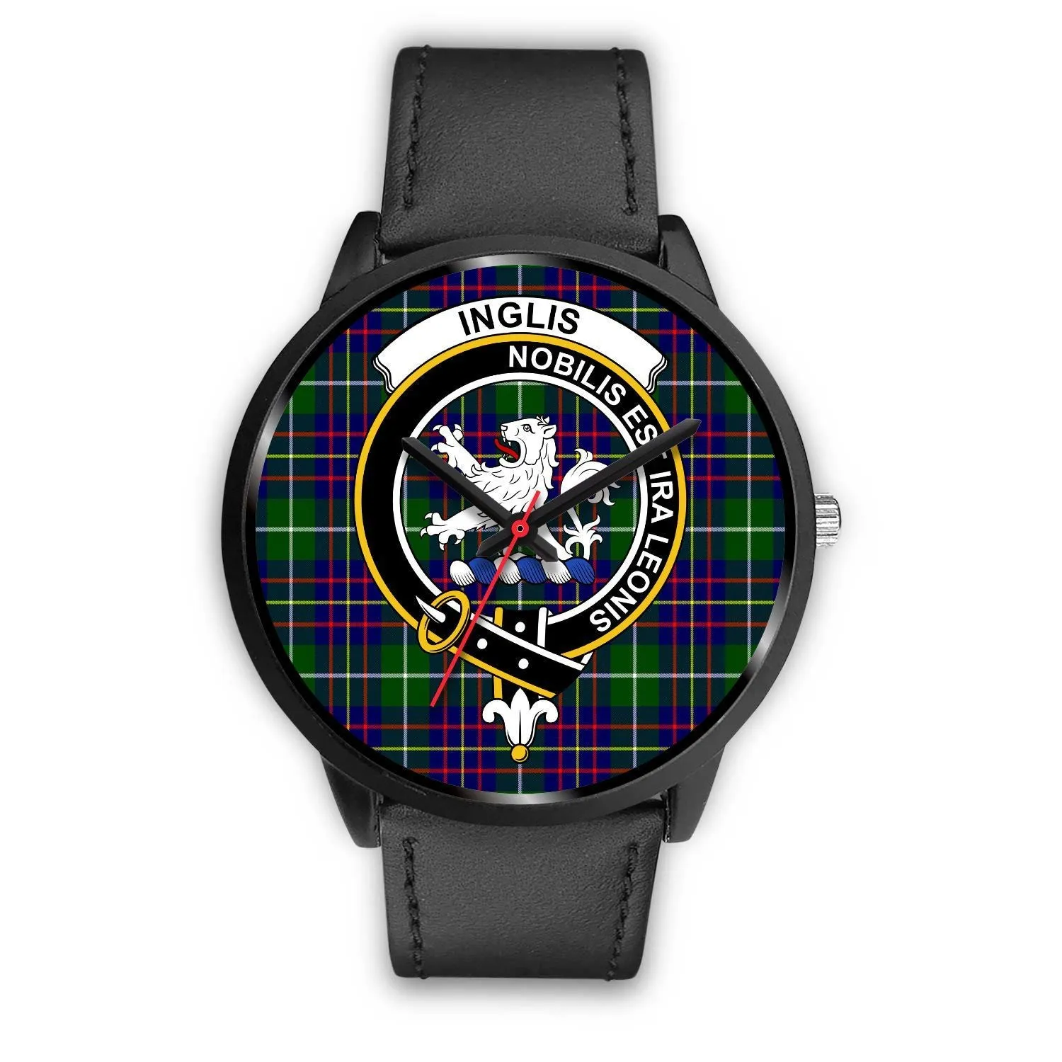 Inglis Modern Clan Badge Tartan Black Watch