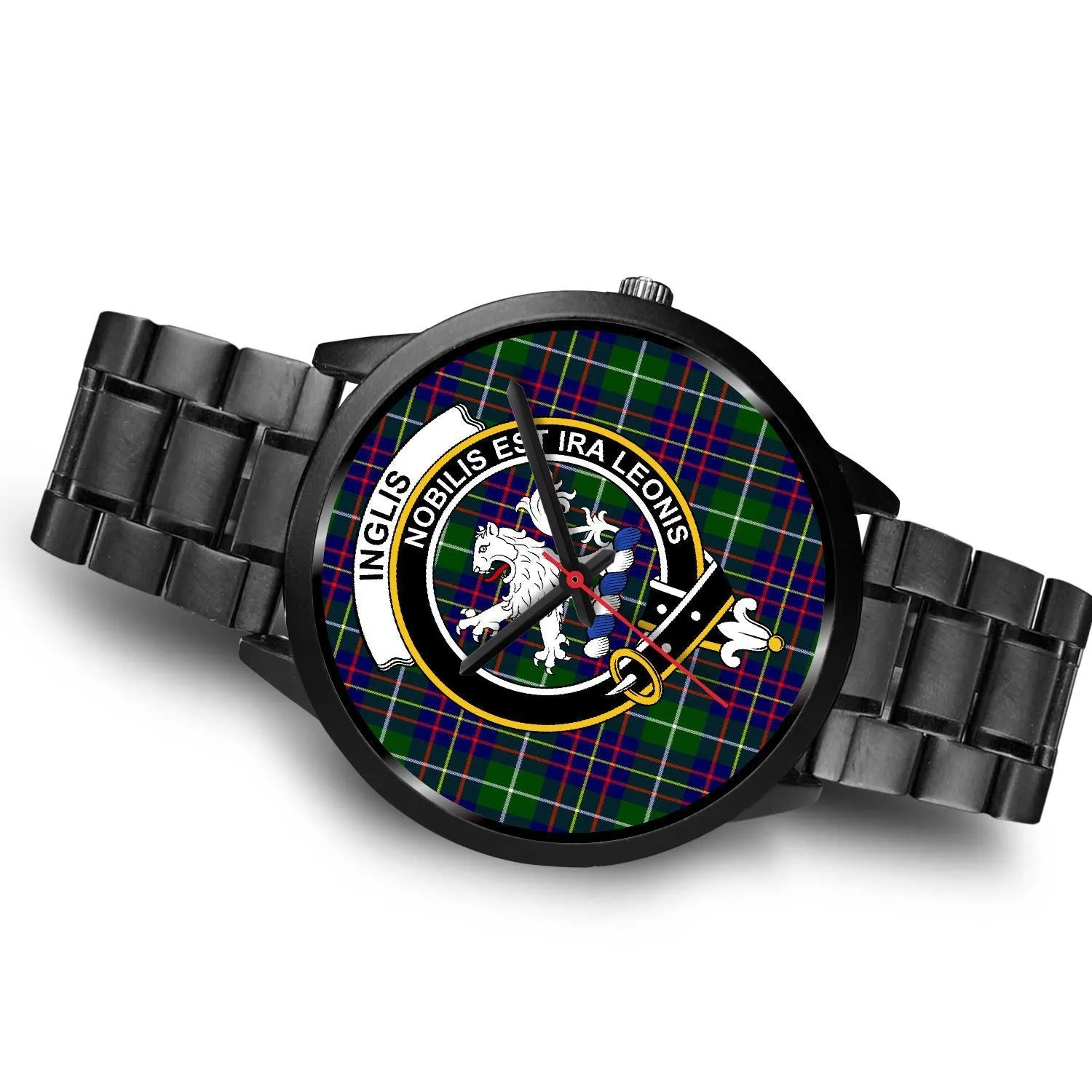 Inglis Modern Clan Badge Tartan Black Watch