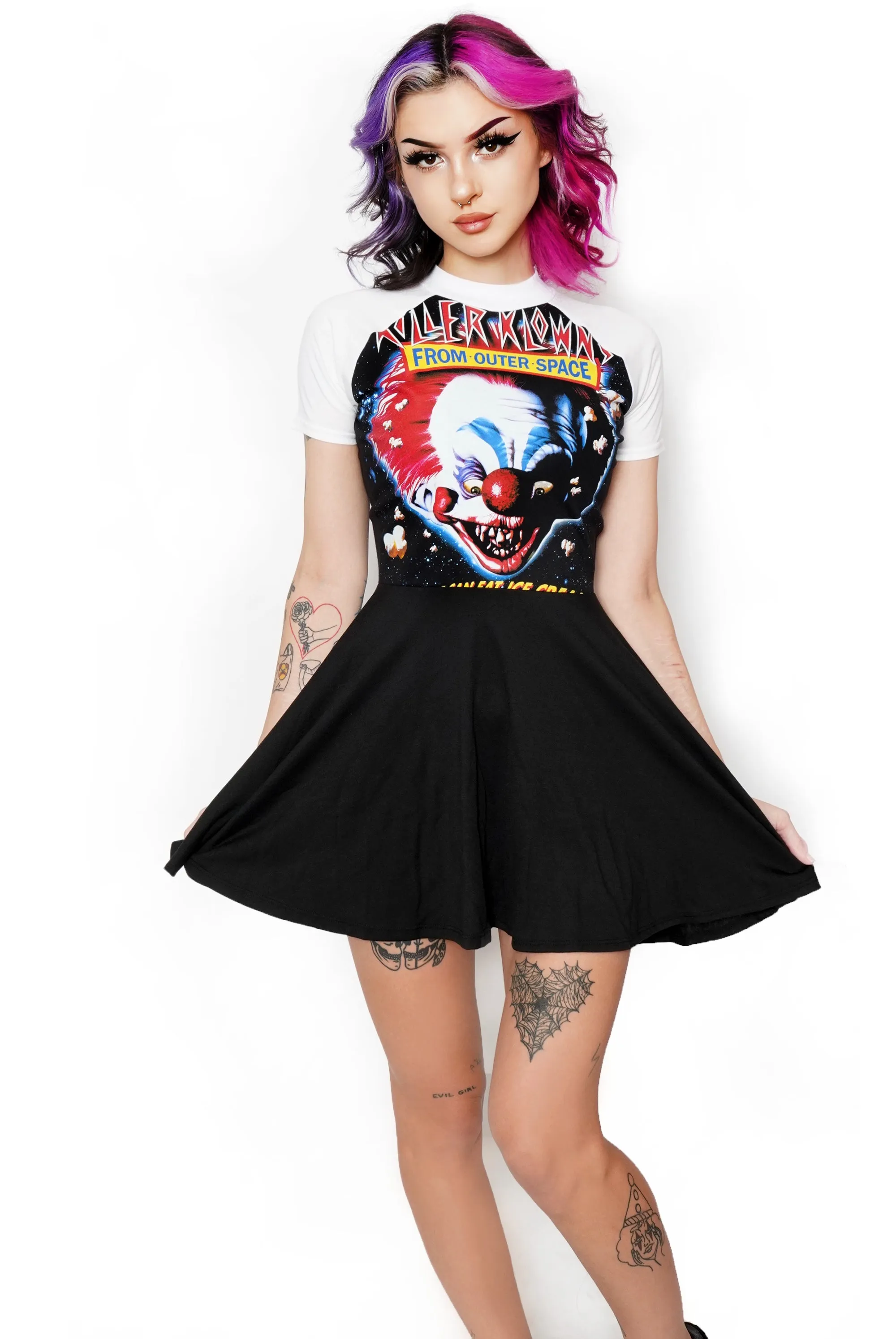 Killer Klowns From Outer Space Baby Doll Dress