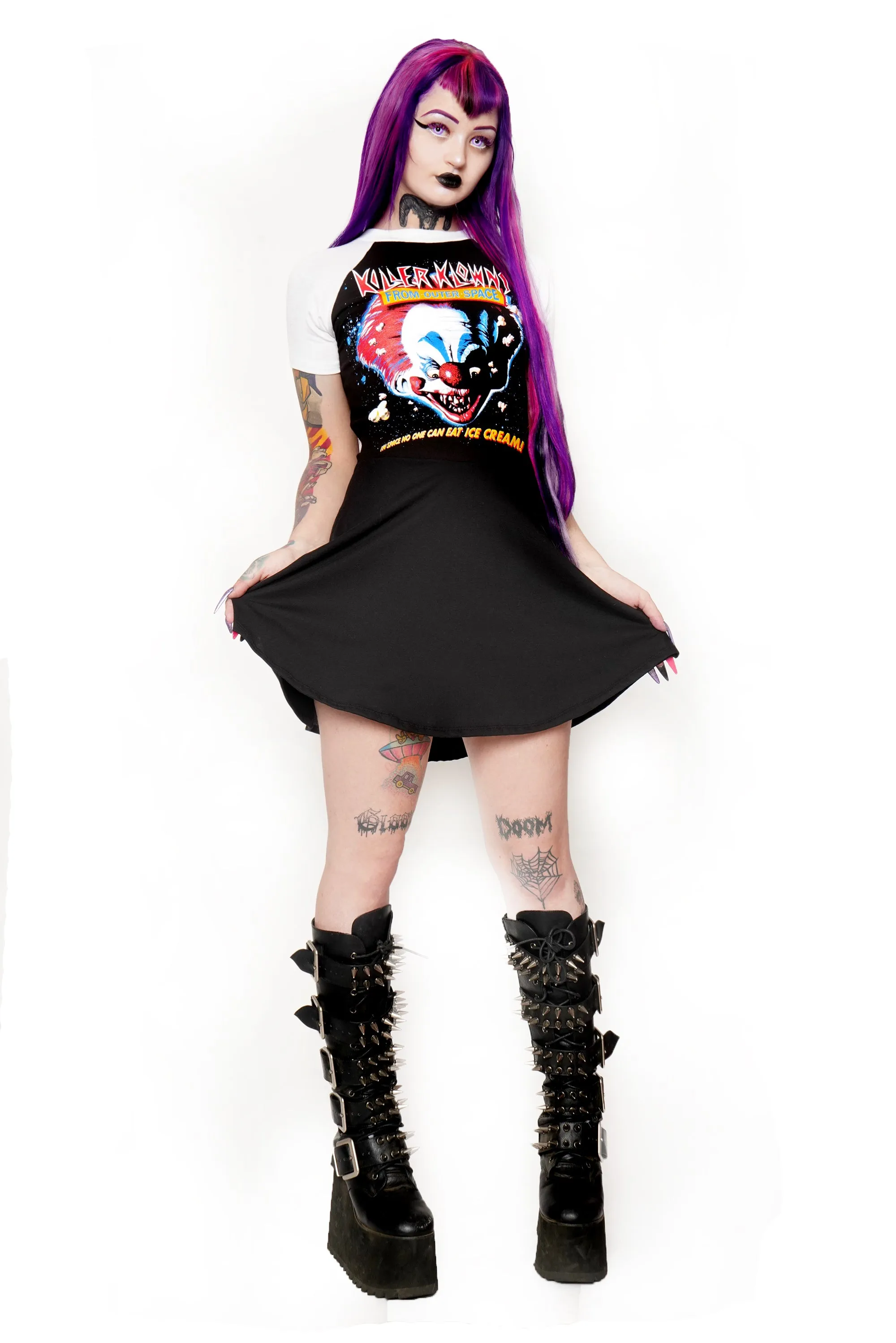 Killer Klowns From Outer Space Baby Doll Dress