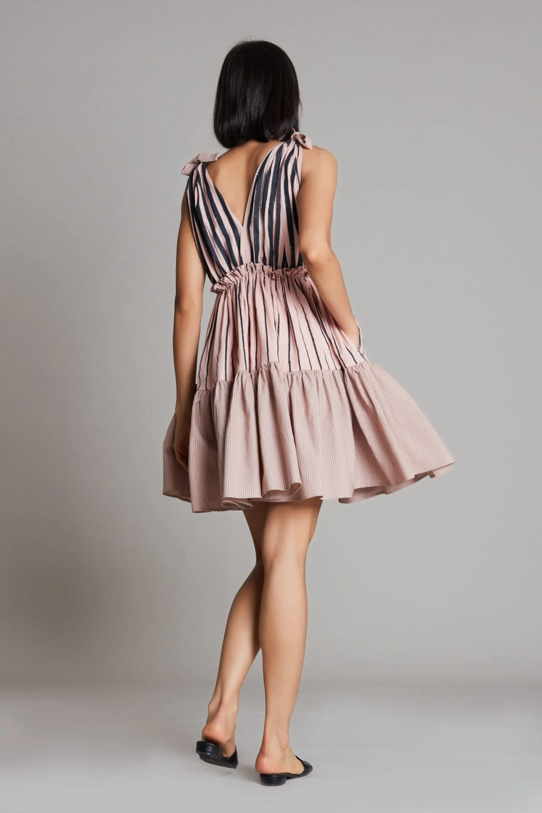 Lakeerein Pink Frill Dress