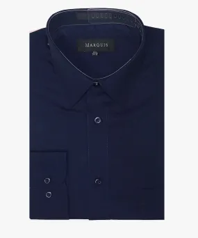 Marquis Modern Fit Dress Shirt - Navy Blue