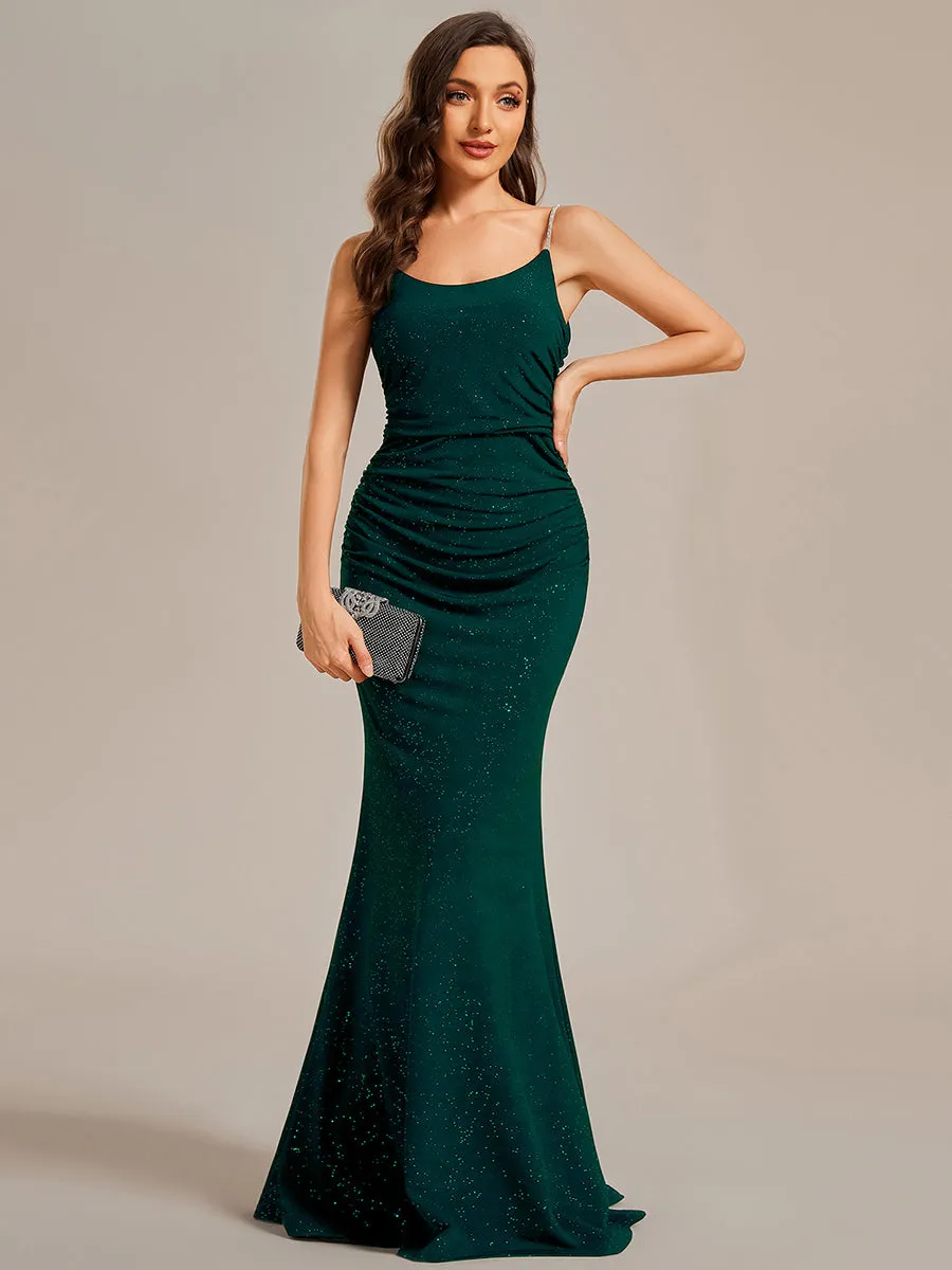 Mermaid Spaghettie Straps Wholesale Evening Dresses