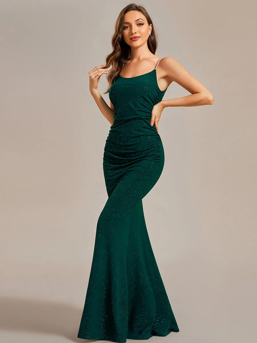 Mermaid Spaghettie Straps Wholesale Evening Dresses