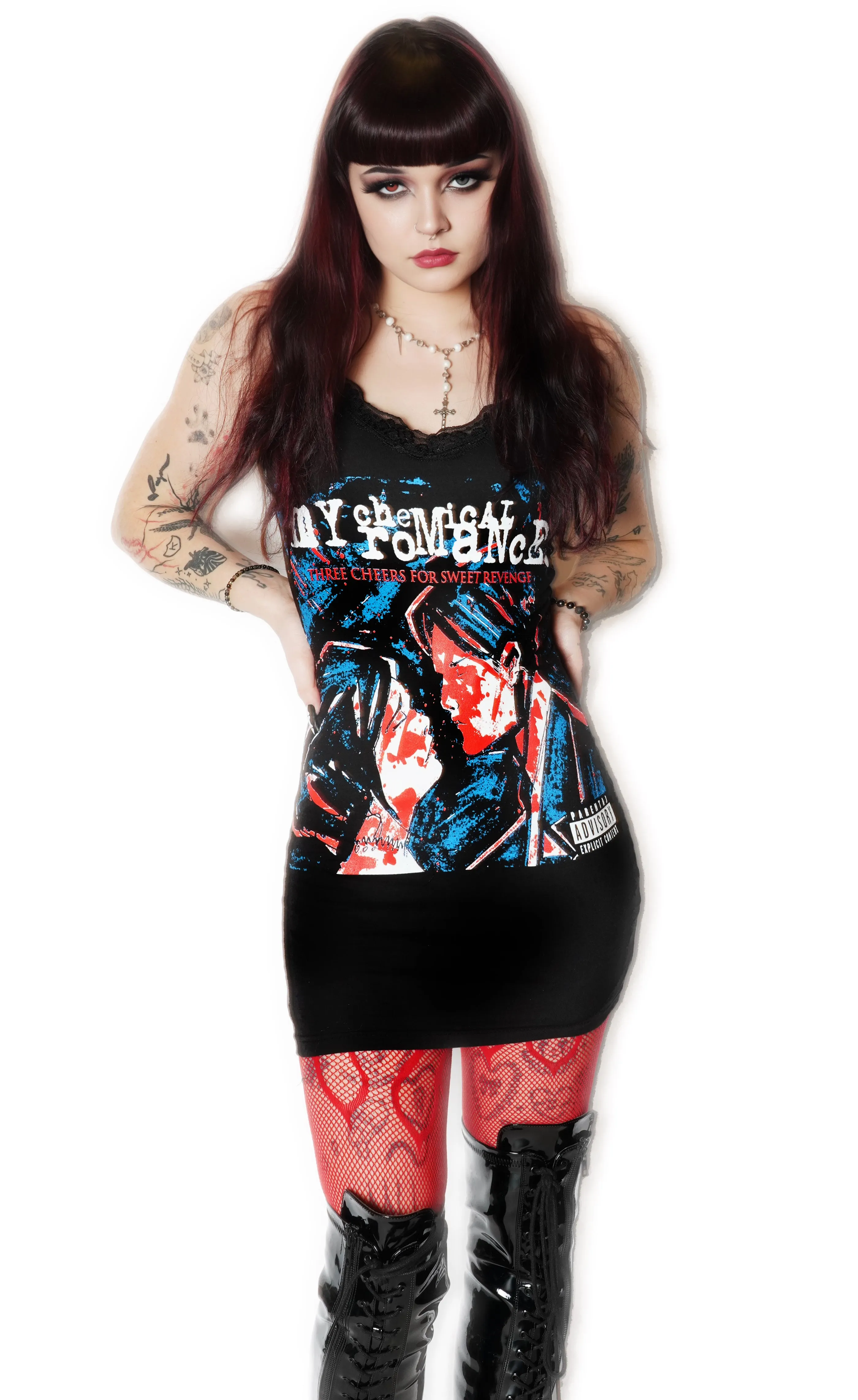 My Chemical Romance Lace Strap Dress