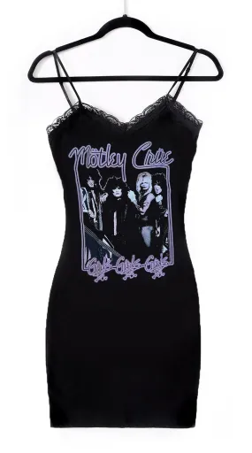 Mötley Crüe Lace Strap Dress