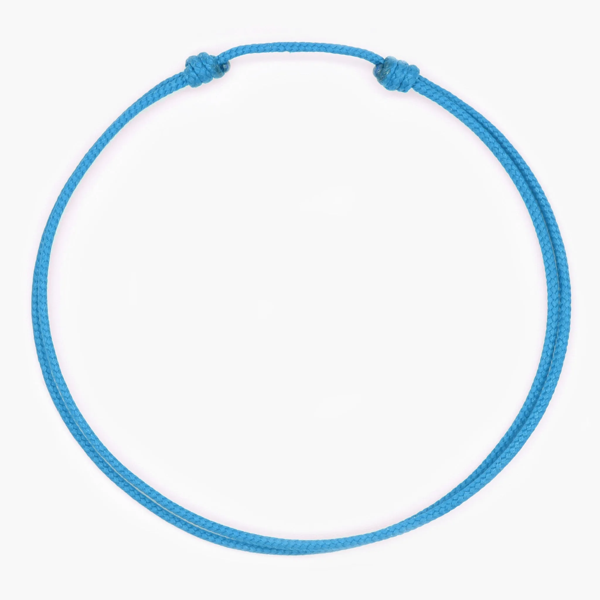 Nylon String Bracelet (Light Blue)