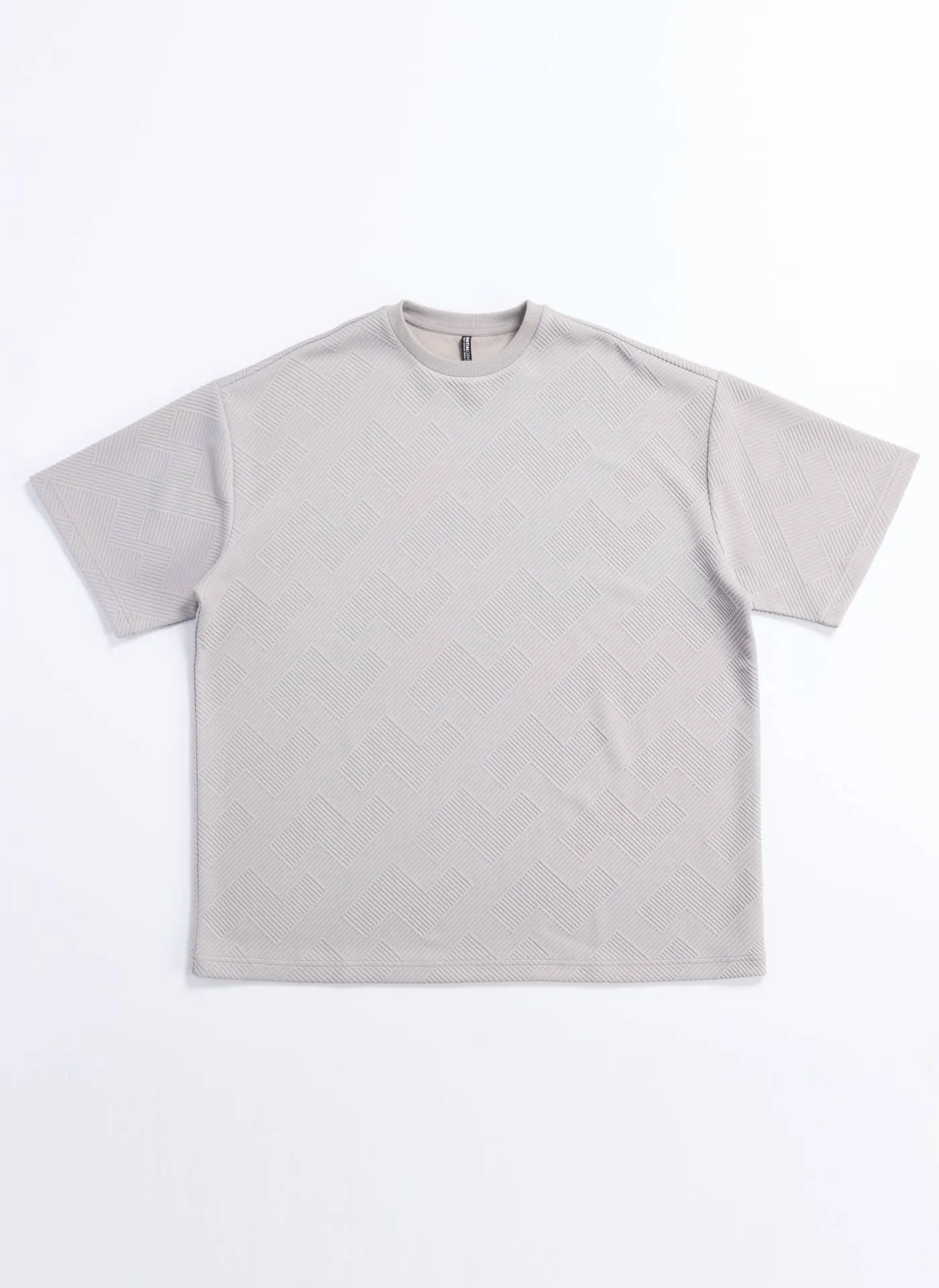 Polyester Spandex Jacquard Tee