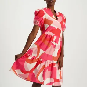 Printed Tiered Dress