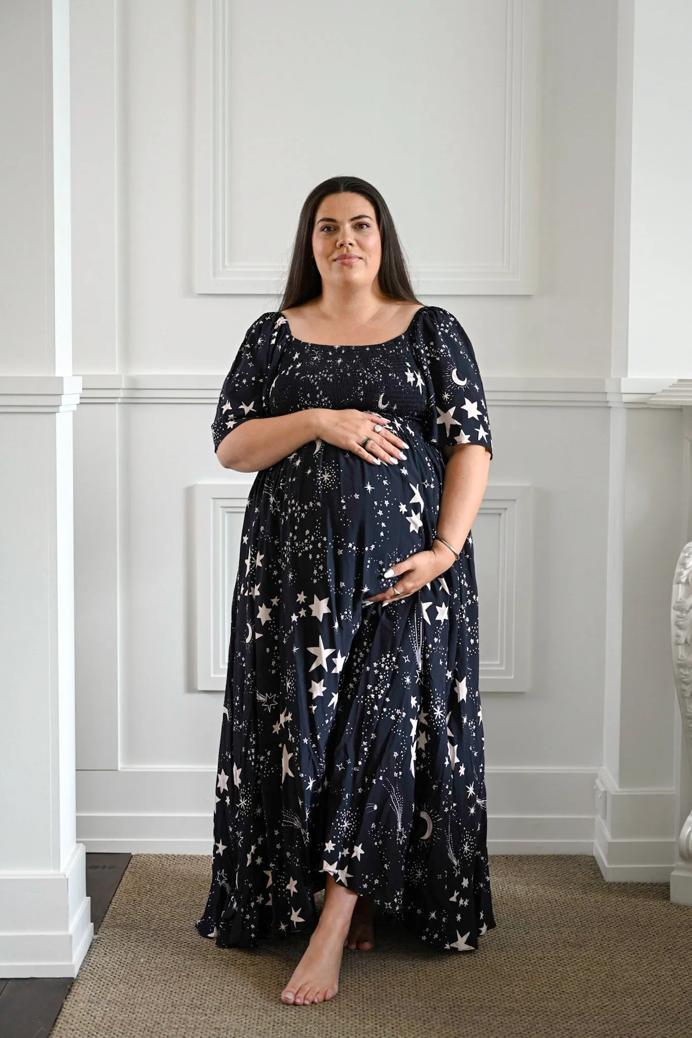 Priscilla Maxi Dress - Star print